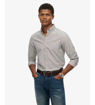Superdry Camisa Classic Oxford rayas marino