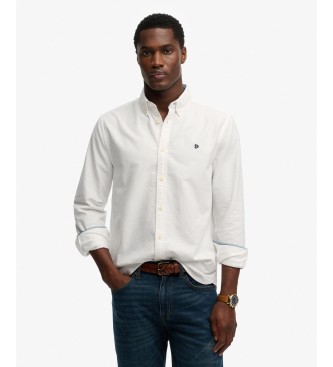 Superdry Camisa Preppy Oxford blanco