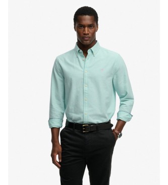 Superdry Camisa Preppy Oxford turquesa