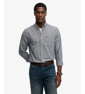 Superdry Camisa Preppy Poplin marino