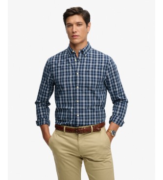 Superdry Camisa Preppy Poplin marino