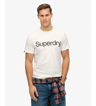 Superdry Camiseta Core Logo blanco