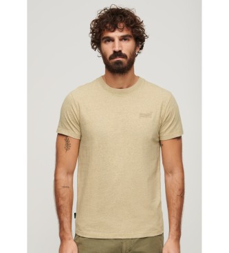 Superdry - pour homme. t-shirt avec logo essential taupe