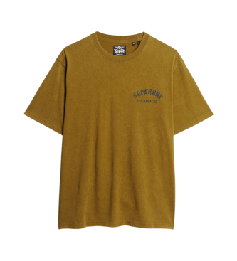 Superdry para hombre. M1012130A Camiseta Neo Trad Tattoo verde (M), Casual, Algodón, Manga corta 4