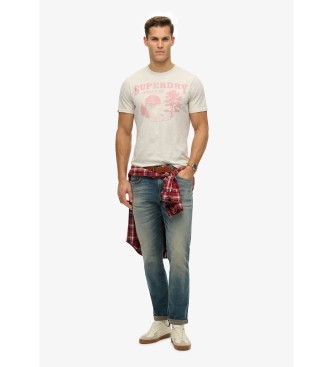 Superdry para hombre. M1012177A Camiseta Lo-fi Outdoor Mono gris (M), Casual, Algodón, Manga corta 3