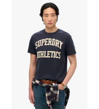 Superdry para hombre. M1012118A Camiseta Vintage Athletic marino (XXL), Casual, Algodón, Manga corta