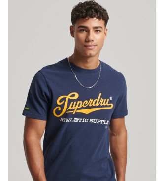 Superdry Camiseta Vintage Scripted College marino