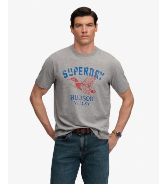Superdry Camiseta Wild Frontier gris