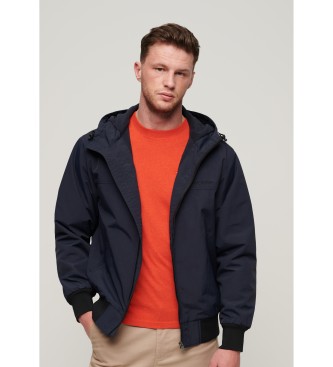 Superdry para hombre. M5011876A Cazadora bómber Surplus marino (XXL), Casual, Poliéster, Manga larga