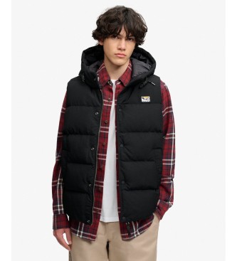 Superdry Chaleco Everest negro
