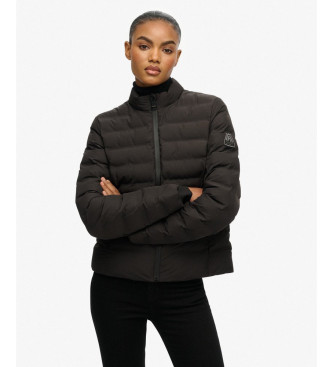 Superdry para mujer. W5011980A Chaqueta City Fuji negro (XL), Casual, Poliéster Reciclado, Sostenible