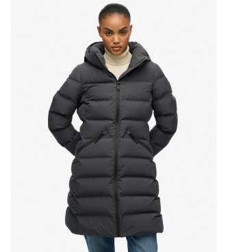 Superdry para mujer. W5011982A Chaqueta City Mid gris iscuro (S), Casual, Poliéster