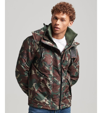 Superdry para hombre. M5011411A Chaqueta cortavientos Mountain SD camuflaje (XL), Casual, Poliéster