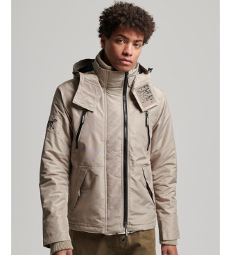Superdry para hombre. M5011868A Chaqueta Cortavientos Mountain Nordic beige (S), Casual, Poliéster