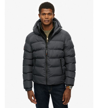 Superdry para hombre. M5011905A Chaqueta Deportiva Acolchada negro (XXL), Casual, Poliéster Reciclado, Sostenible