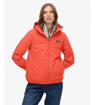 Superdry para mujer. W5011986A Chaqueta Essential naranja (S), Casual, Poliéster, Coral
