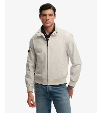Superdry para hombre. M5012343A Chaqueta Harrington Classic beige (XXL), Casual, Algodón, Poliéster