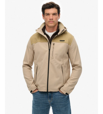 Superdry para hombre. M5012254A Chaqueta Trekker beige (XXL), Casual, Poliéster