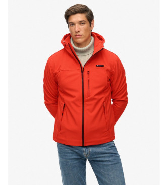 Superdry para hombre. M5012103A Chaqueta Trekker Soft naranja (M), Casual, Poliéster