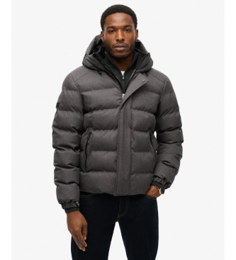 Superdry para hombre. M5011898A Chaqueta Tweed Sport gris (M), Casual, Poliéster