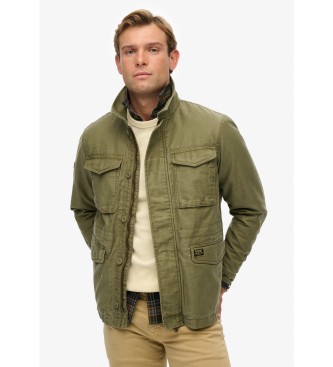 Superdry para hombre. M5012200A Chaqueta M65 verde (XXL), Casual, Algodón
