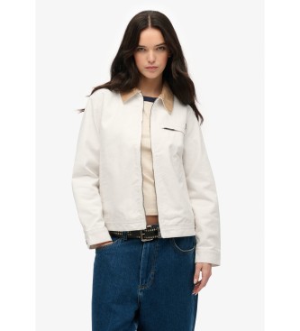 Chaqueta Ranch blanco (XL), Casual, Poliéster Reciclado, Sostenible