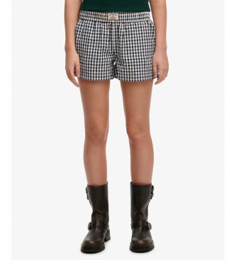 Superdry para mujer. W7110476A Shorts Stripe marino (S), Casual, Algodón