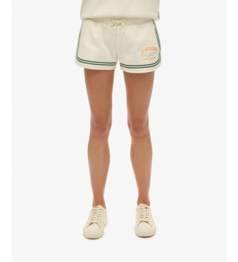 Superdry para mujer. W7110458A Shorts Country Club Racer beige (S), Casual, Sintético