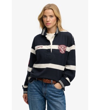 Superdry Sudadera Polo Rugby marino