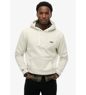 Superdry para hombre. M2014518A Sudadera Essential Logo Classic gris (XXL), Casual, Algodón