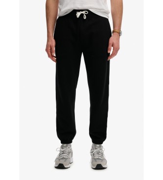 Superdry para hombre. M7011462A Pantalón Essential Logo Classic negro (M), Casual, Algodón