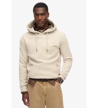 Superdry para hombre. M2013110D Sudadera Essential beige (XXL), Casual, Algodón