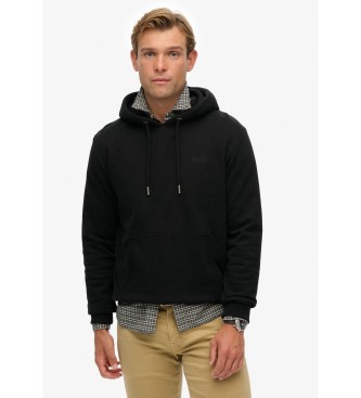 Superdry para hombre. M2014404A Sudadera Essential Logo negro (S), Casual, Algodón
