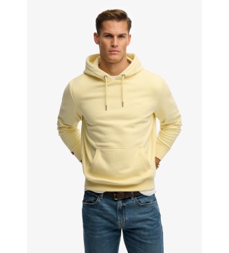 Superdry para hombre. M2014404A Sudadera Essential Logo amarillo (XXL), Casual, Algodón