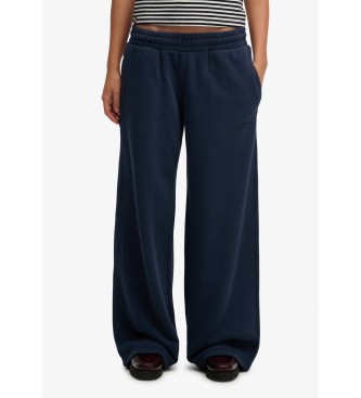 Superdry para mujer. W7011286A Pantalón Essential Logo marino (XS), Casual, Algodón