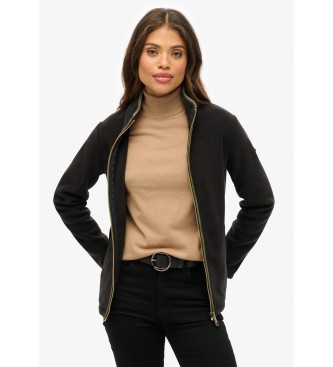 Superdry para mujer. W2012336A Polar Estate negro (L), Casual, Poliéster