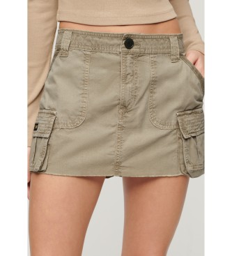 Falda Utility Parachute taupe (XS), Casual, Algodón