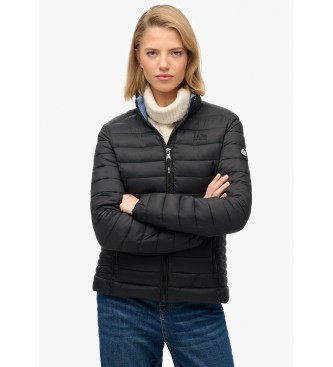 Superdry para mujer. W5012067A Chaqueta Fuji Lite negro (S), Casual, Nylon reciclado