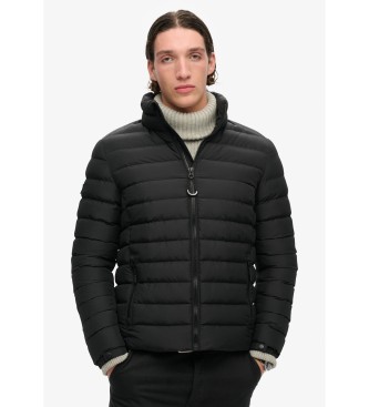 Superdry para hombre. M5011757A Chaqueta Fuji negro (3XL), Casual, Poliéster