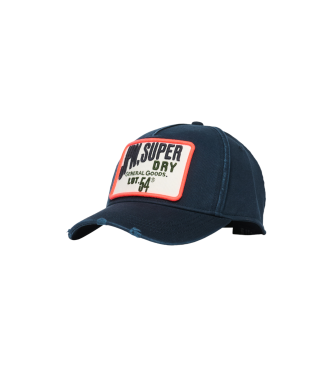 Superdry para mujer. W9010177A Gorra Graphic Trucker marino (OSFA), Casual, Algodón