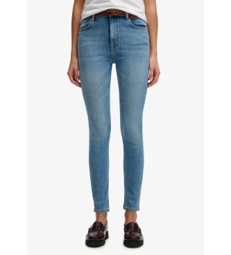 Superdry Jeans High Rise Skinny azul