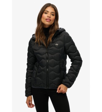 Superdry para mujer. W5011971A Chaqueta Fuji Lite negro (XL), Casual, Sostenible, Nylon reciclado