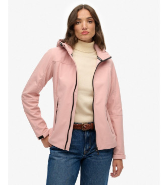 Superdry para mujer. W5012030A Chaqueta Classic Trekker rosa (M), Casual, Poliéster