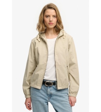 Superdry para mujer. W5012085A Chaqueta Washed Twill beige (S), Casual, Algodón