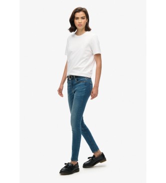 Superdry para mujer. W7010798A Jeans De Talle Medio De Algodón Orgánico Vintage azul 4