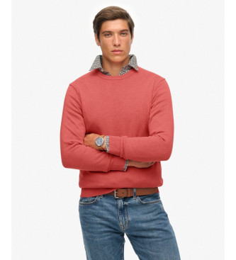 Superdry para hombre. M6110691A Jersey Essentials rosa (L), Casual, Algodón