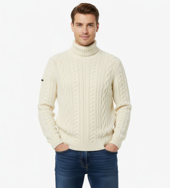 Superdry para hombre. M6110673A Jersey Jacob beige (S), Casual, Algodón