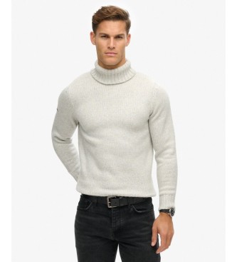 Superdry Jersey Brushed Roll gris claro