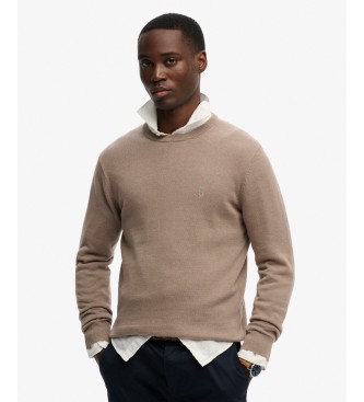 Superdry Jersey Essentials Cotton marrón