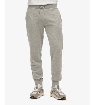 Superdry Pantalón Jogger Plain gris